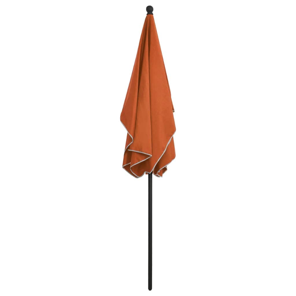 Foto 6 pulgar | Sombrilla De Jardín Vidaxl Terracotta 210 X 140 Cm Con Sistema De Manivela - Venta Internacional.