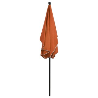 Foto 5 | Sombrilla De Jardín Vidaxl Terracotta 210 X 140 Cm Con Sistema De Manivela - Venta Internacional.
