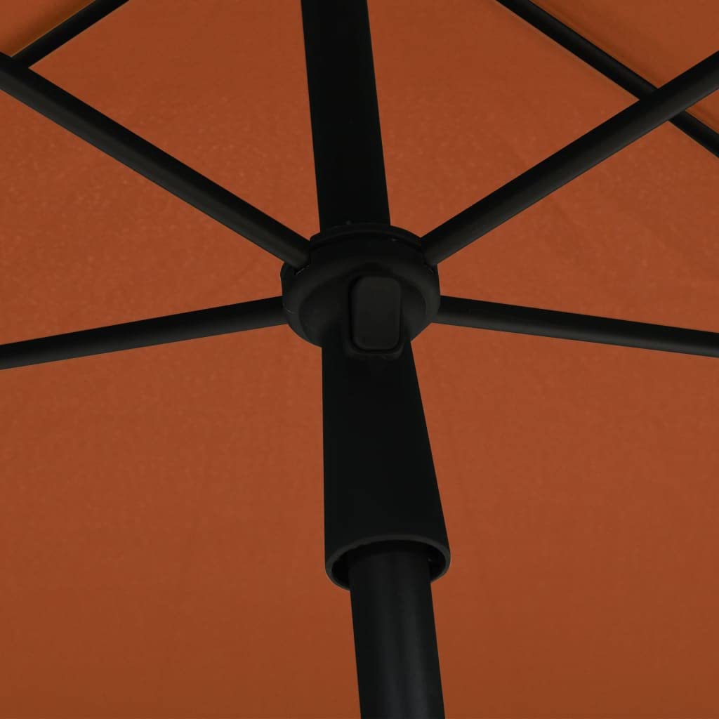 Foto 7 pulgar | Sombrilla De Jardín Vidaxl Terracotta 210 X 140 Cm Con Sistema De Manivela - Venta Internacional.