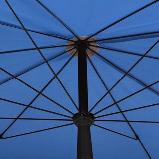 Foto 5 | Sombrilla De Jardín Vidaxl Azul Celeste De 200 X 130 Cm Con Sistema De Manivela - Venta Internacional.