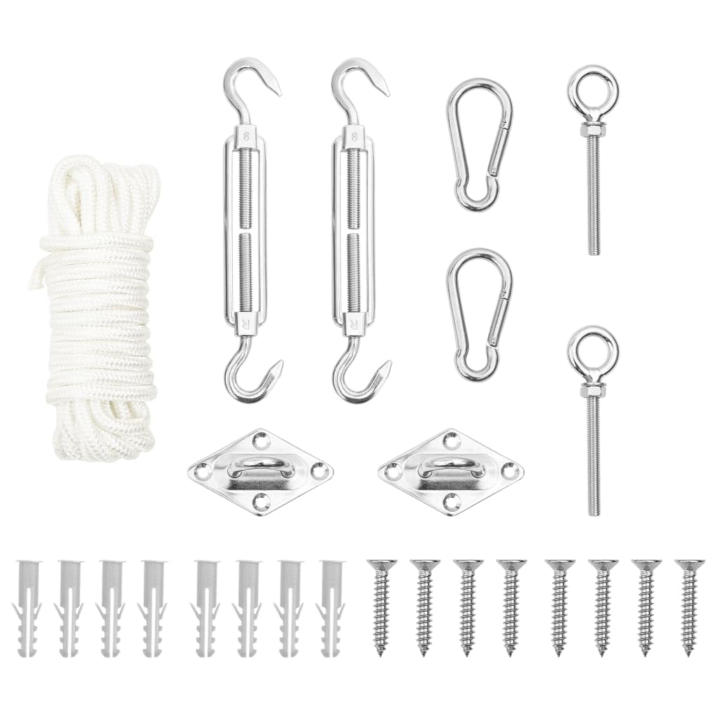 Juego De Accesorios Para Sombrillas Vidaxl De Acero Inoxidable  9 Piezas - Venta Internacional.