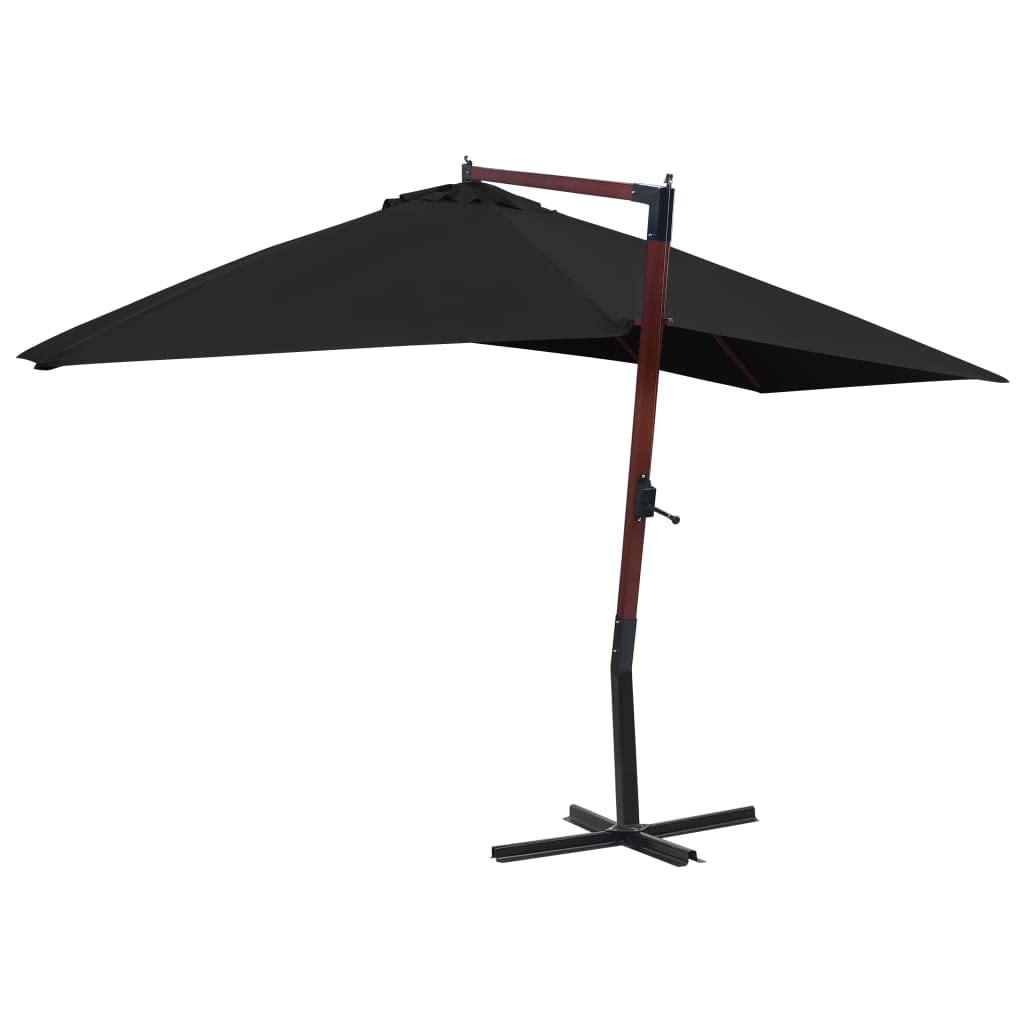Foto 4 pulgar | Sombrilla Colgante Vidaxl Negra De 400 X 300 Cm  Resistente A Los Rayos Uv - Venta Internacional.