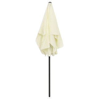 Foto 7 | Sombrilla De Playa Vidaxl 180 X 120 Cm Color Amarillo Arena Protección Uv - Venta Internacional.