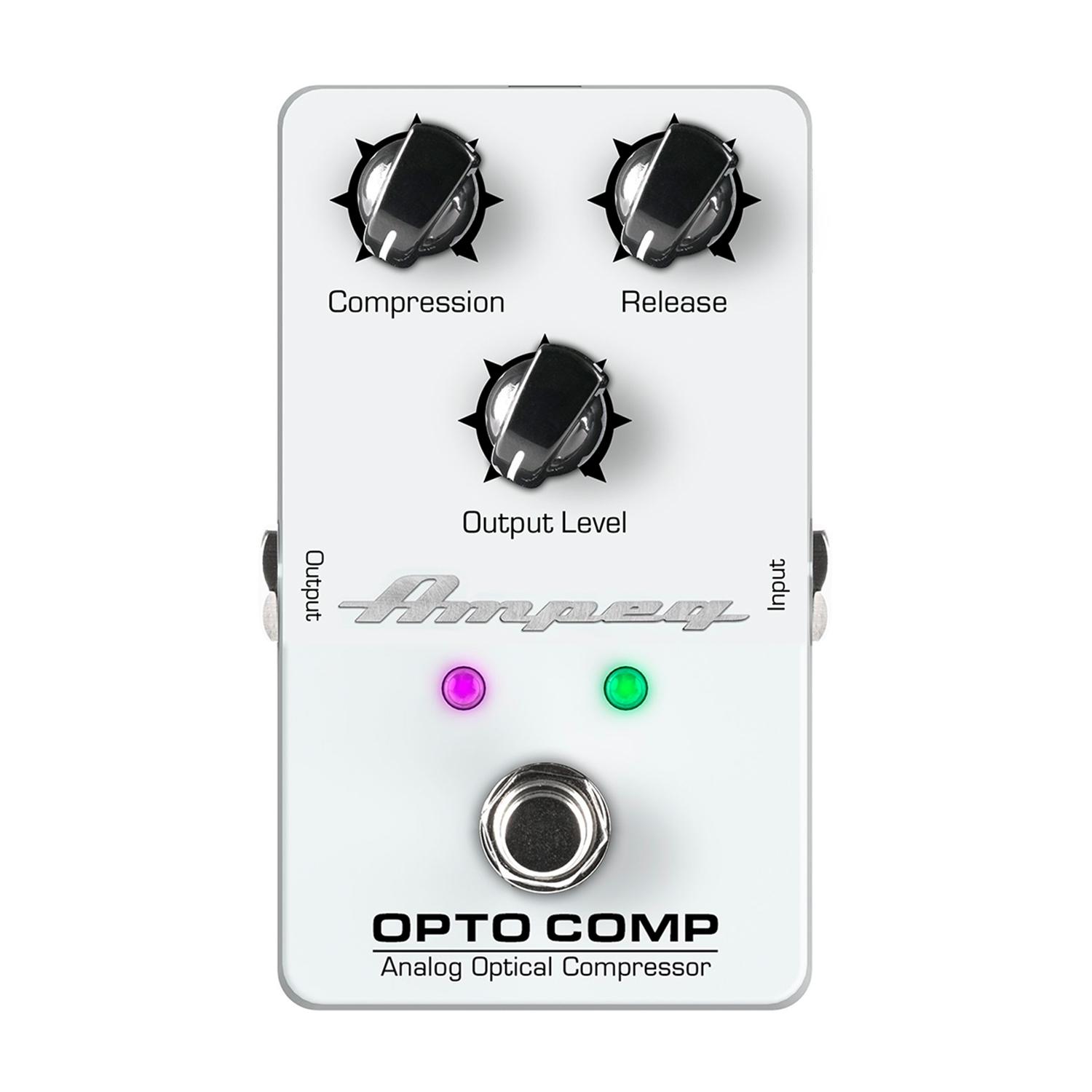 Foto 2 pulgar | Pedal Compresor Óptico Analógico AMPEG OPTO COMP para Bajo y Guitarra