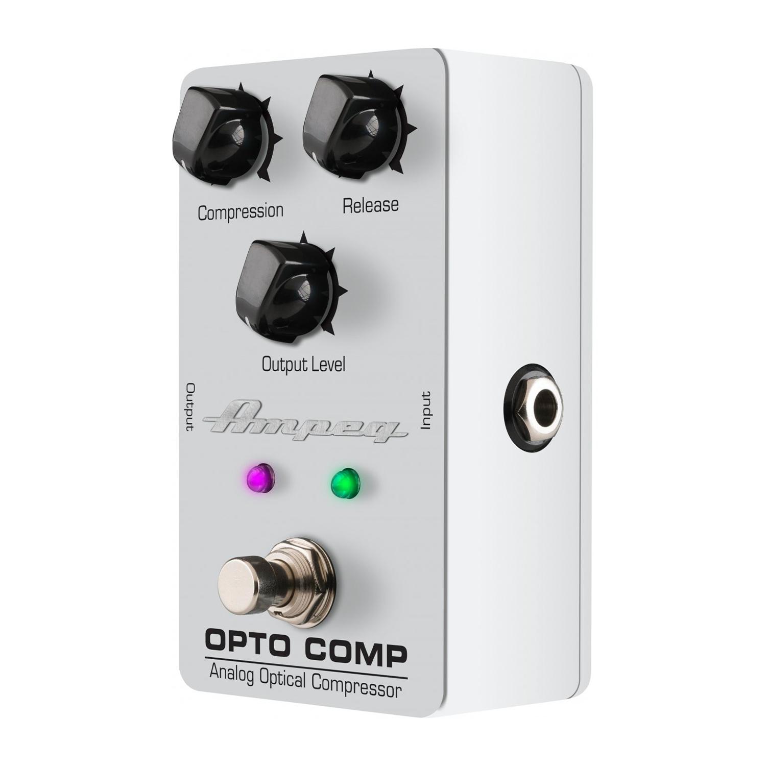 Foto 4 pulgar | Pedal Compresor Óptico Analógico AMPEG OPTO COMP para Bajo y Guitarra