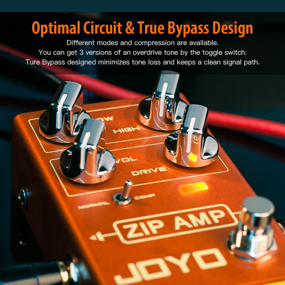 Foto 4 pulgar | Pedal De Compresión Overdrive Joyo Zip Amp R-04 Para Guitarra - Venta Internacional.
