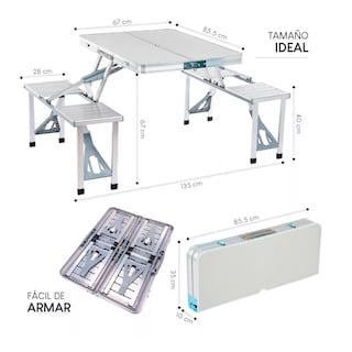 Foto 2 | Mesa Plegable Eo Safe Imports Esi4265