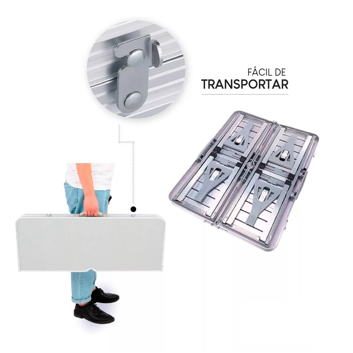 Foto 4 pulgar | Mesa Plegable Eo Safe Imports Esi4265