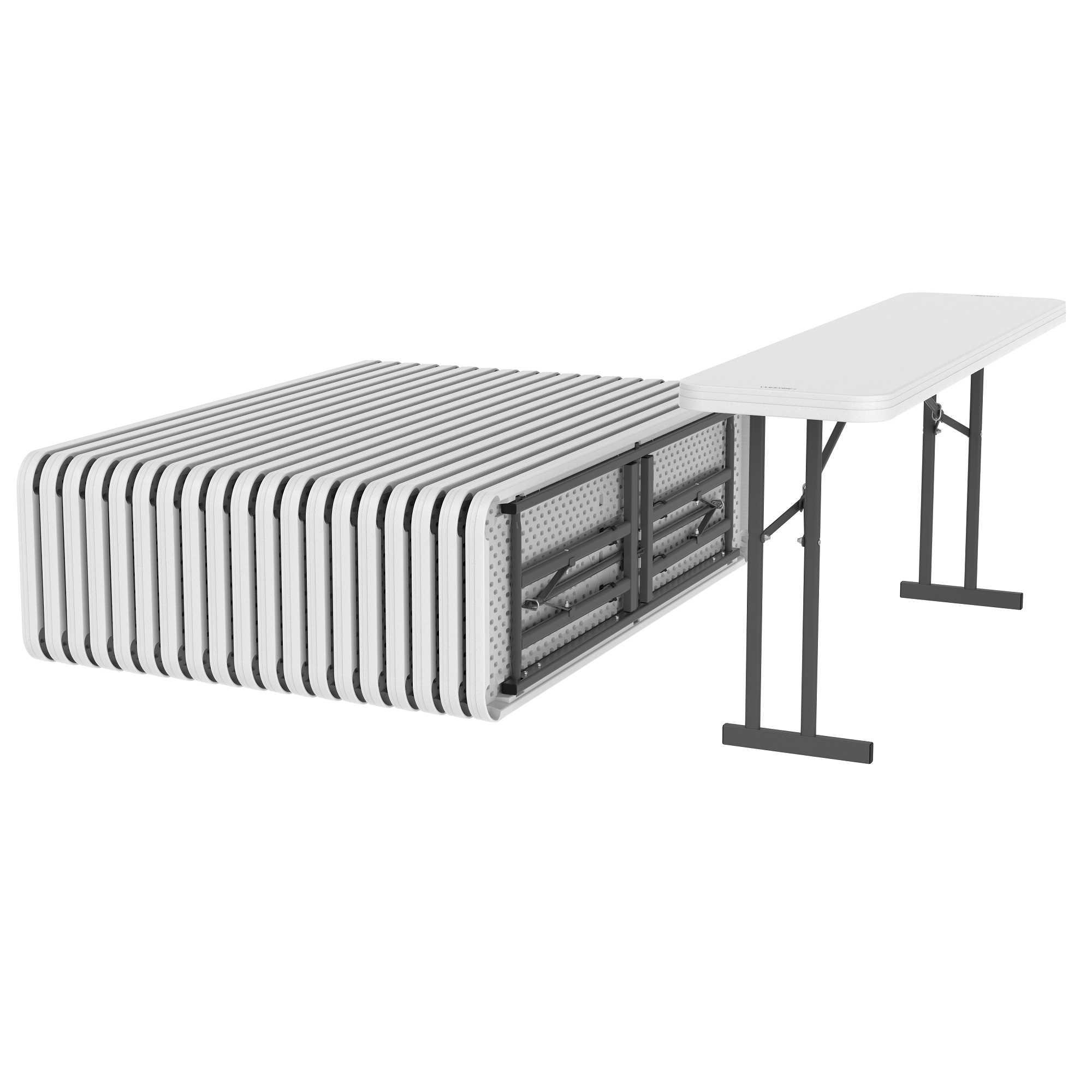 Foto 3 | Mesa Tablón Lifetime 1.83 m Blanca