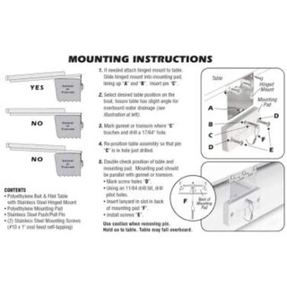 Foto 4 | Mesa De Cebo Y Filete Magma Products Econo Mate T10-311b - Venta Internacional.