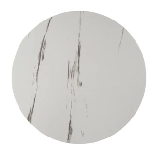 Foto 3 | Mesa Mesas Centro Minimalista 60 Cm Base Belug Negra /blanca