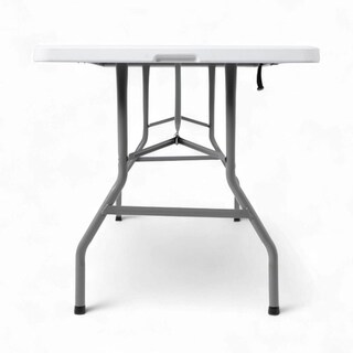 Foto 5 | Mesa Plegable Portafolio 2.40m Blanca Camping Jardín Eventos