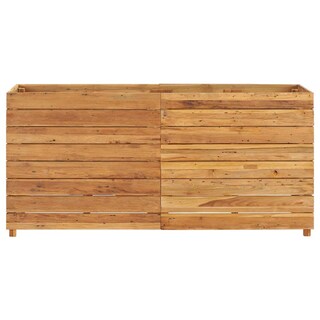 Foto 3 | Jardinera Elevada Vidaxl Teca Reciclada Y Acero 150 X 40 X 72 Cm - Venta Internacional.