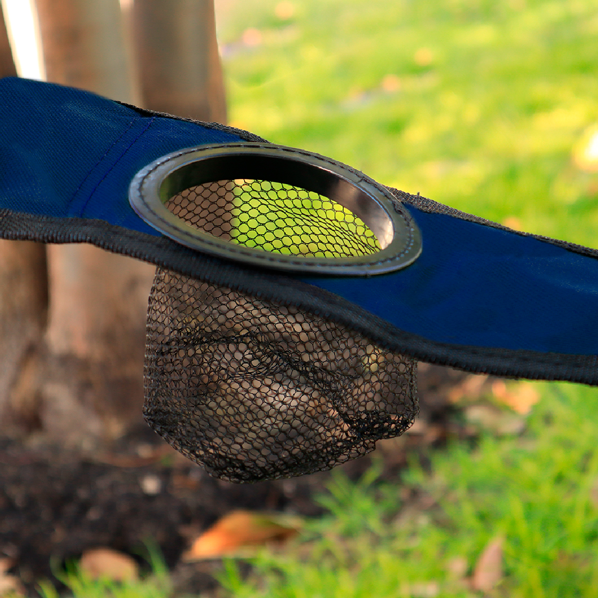 Foto 4 pulgar | Set 4 Sillas Plegable con Portavaso Iliosinnova Azul