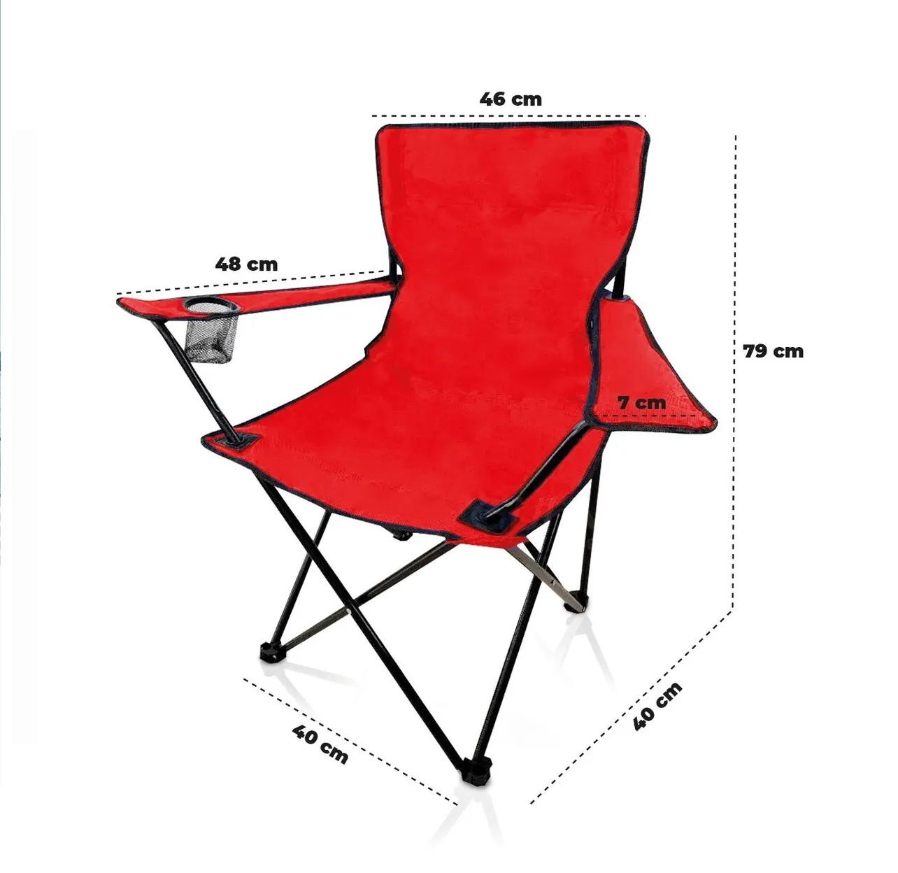 Foto 3 pulgar | Silla Plegable Eo Safe Imports color Rojo