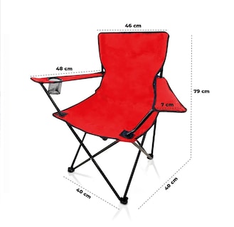 Foto 2 | Silla Plegable Eo Safe Imports color Rojo