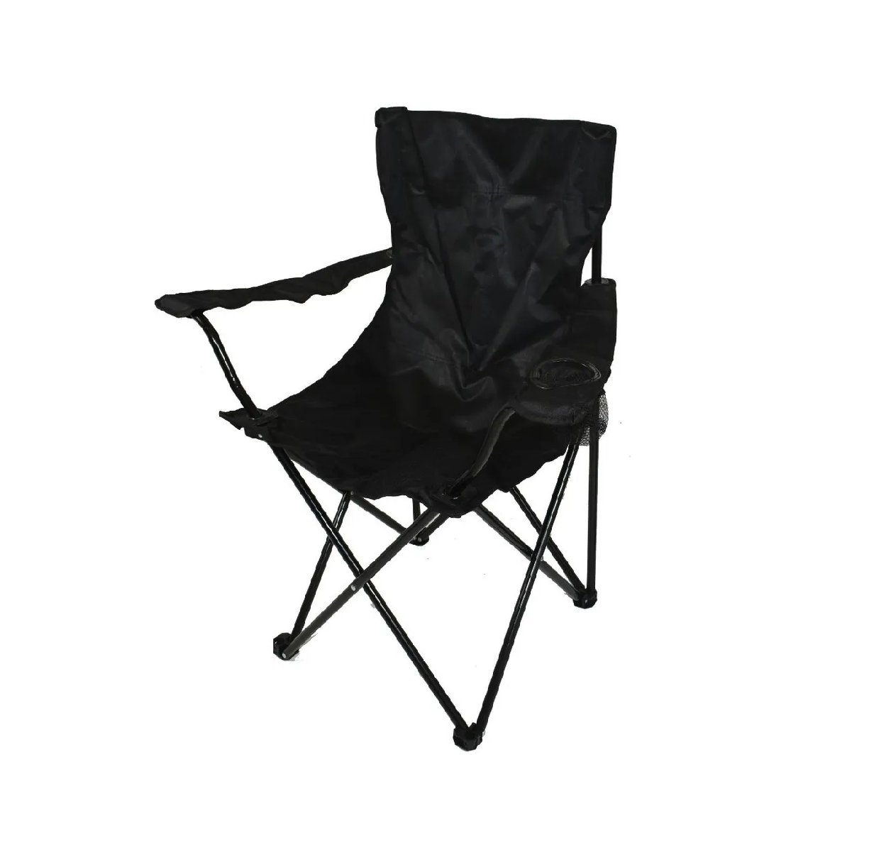 Foto 2 pulgar | Silla Plegable Playa Camping Eo Safe Imports Incluye Funda Y Portavaso color Negro