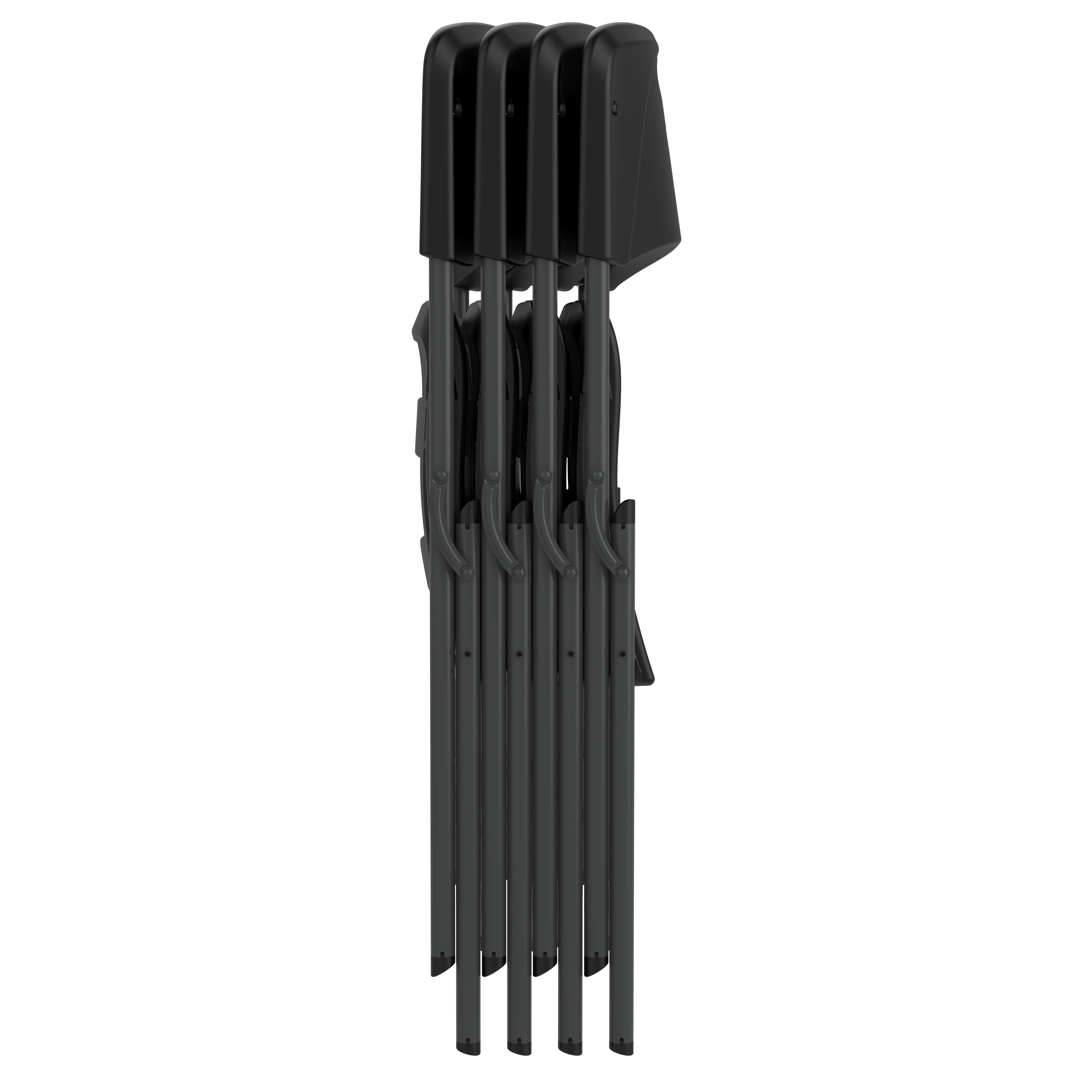 Foto 4 pulgar | Combo / Set De 4 Sillas Negras Lifetime