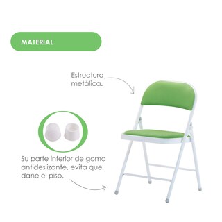 Foto 5 | Silla Plegable Ilios Innova Acojinada Verde