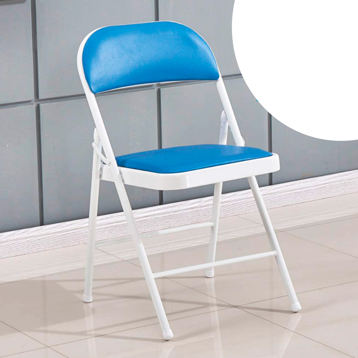 Foto 3 pulgar | Silla plegable Innova Azul