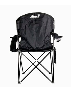 Foto 2 | Silla Plegable Extra Grande Coleman color Negro con Hielera Lateral