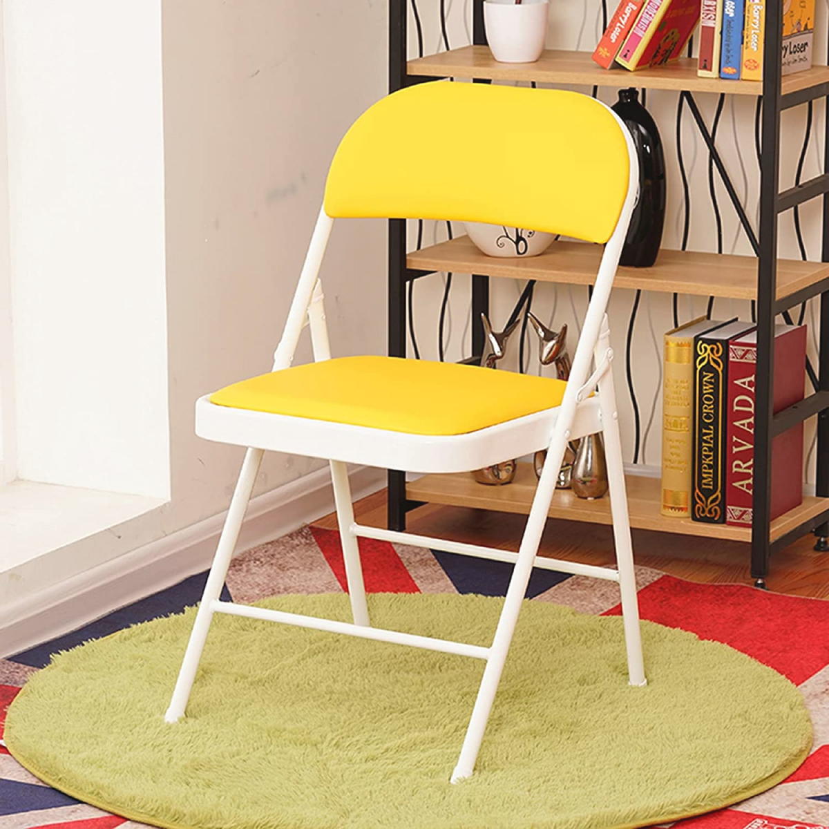 Foto 4 pulgar | Silla Iliosinnova Plegable color Amarillo