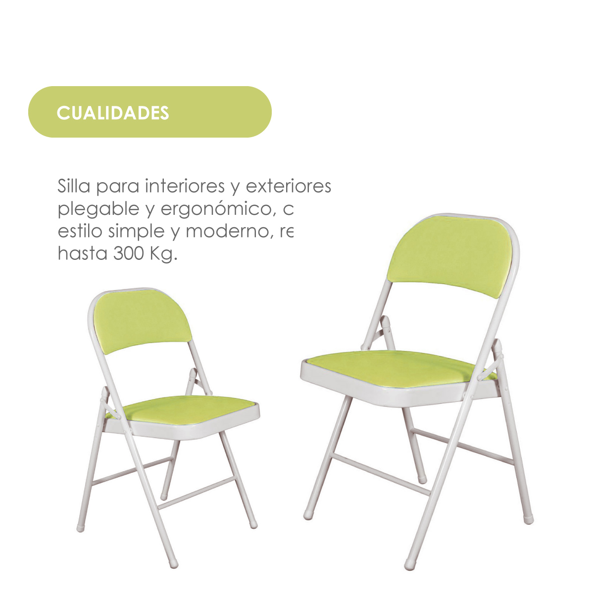 Foto 7 | Silla Iliosinnova Plegable Verde