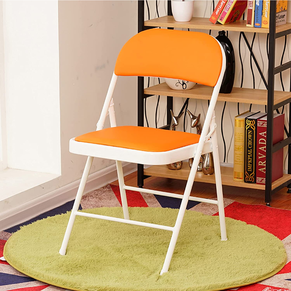 Foto 9 pulgar | Silla Iliosinnova Plegable Naranja