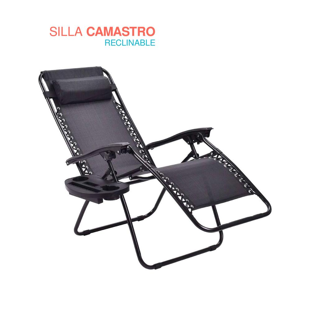 Silla Reclinable Elly Decor color Negro