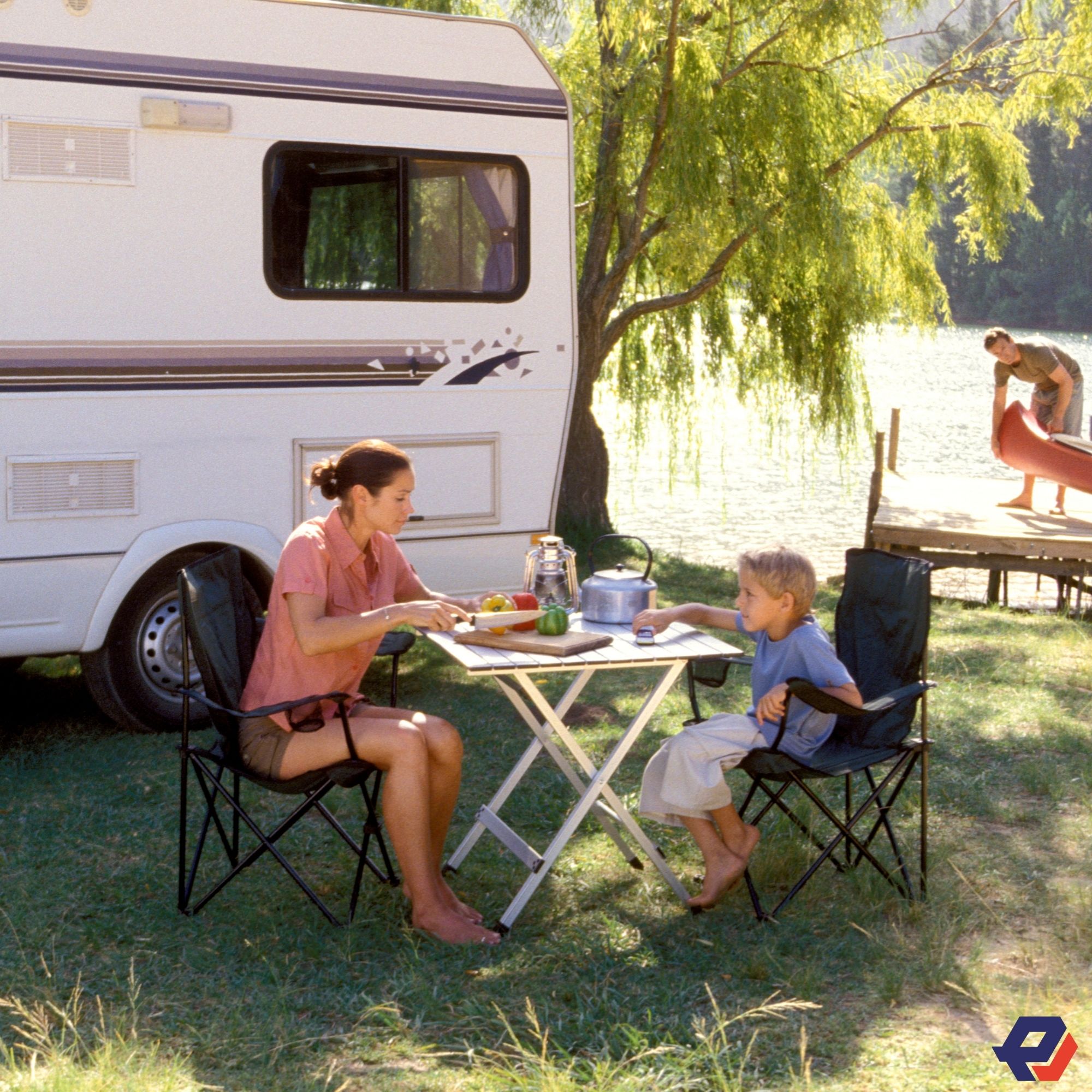 Foto 9 pulgar | Silla Plegable Picool Jm2469-bck para Acampar Camping con Portavasos Exterior