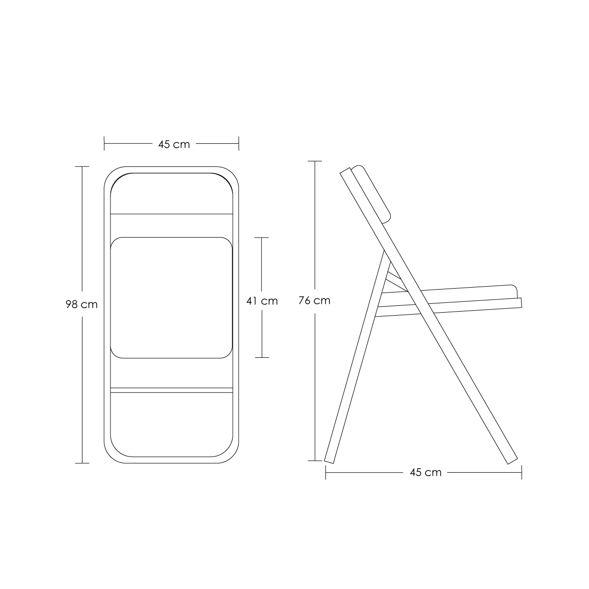 Foto 3 pulgar | Silla Plegable Ilios innova para Exterior Roja con Negro