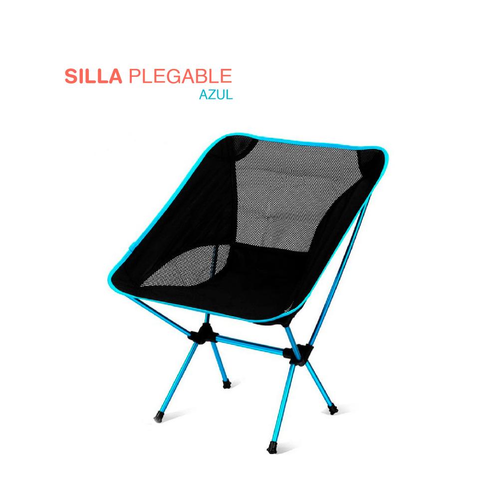 Foto 2 pulgar | Silla Plegable THE FINIX SPBE01BK-CMPG color Azul para Exterior