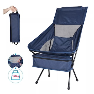 Foto 2 | Silla Plegable Ultraligera Eo Safe Imports Esi-8145 Compacta Portátil con Bol Azul