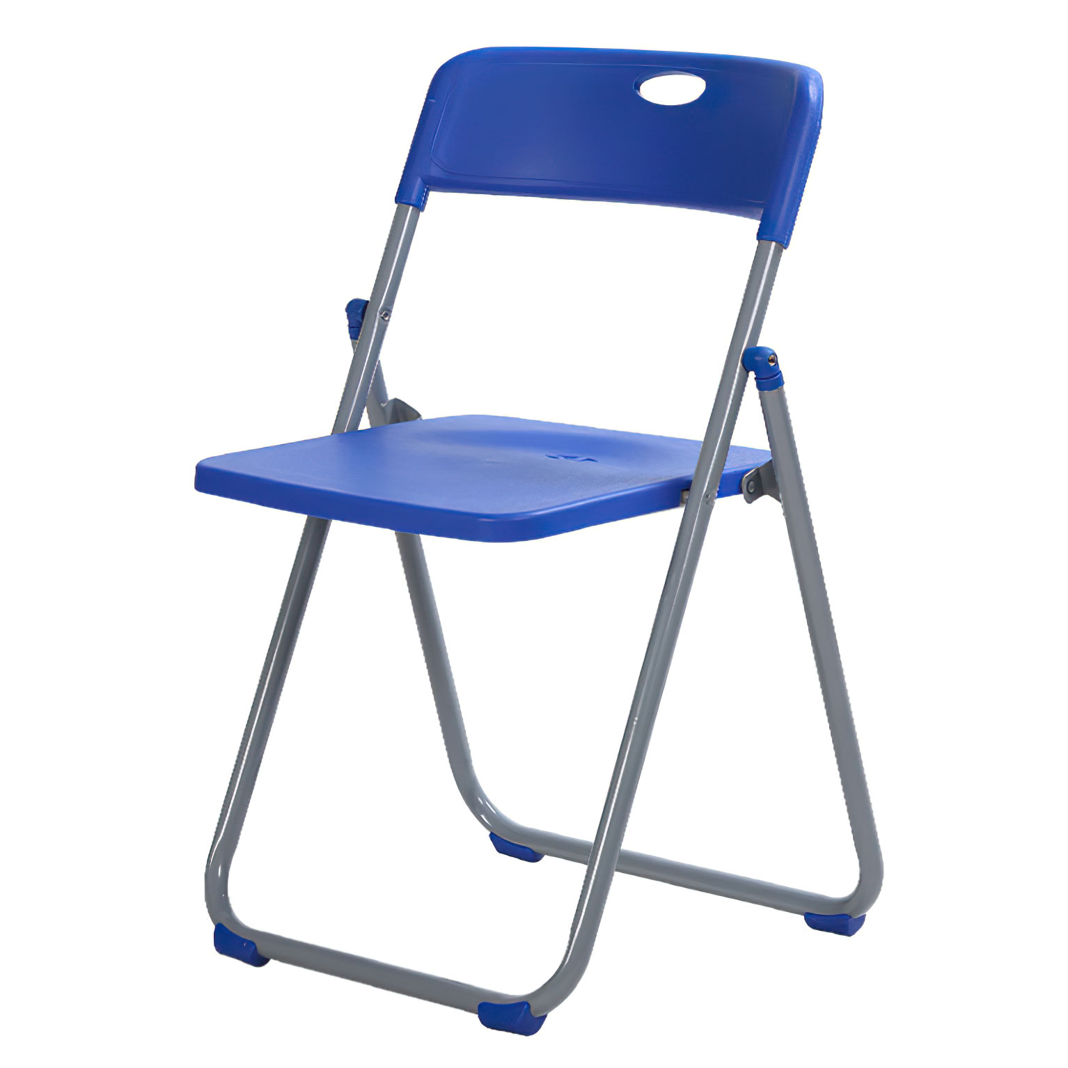 Silla Plegable Para Exteriores Ilios Innova Apilable Color Azul