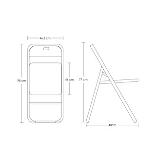 Foto 2 | Silla Plegable para Exteriores Ilios Innova Apilable Azul