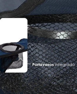 Foto 3 | Sillas Plegables Ilios Innova Impermeable Azul 10 Piezas