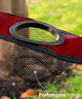 Foto 3 | Set De 10 Sillas Plegables Ilios Innova Impermeable Color Rojo