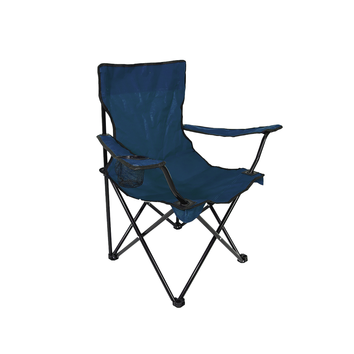 Silla Plegable Camping Ilios Innova con Funda Azul Marino