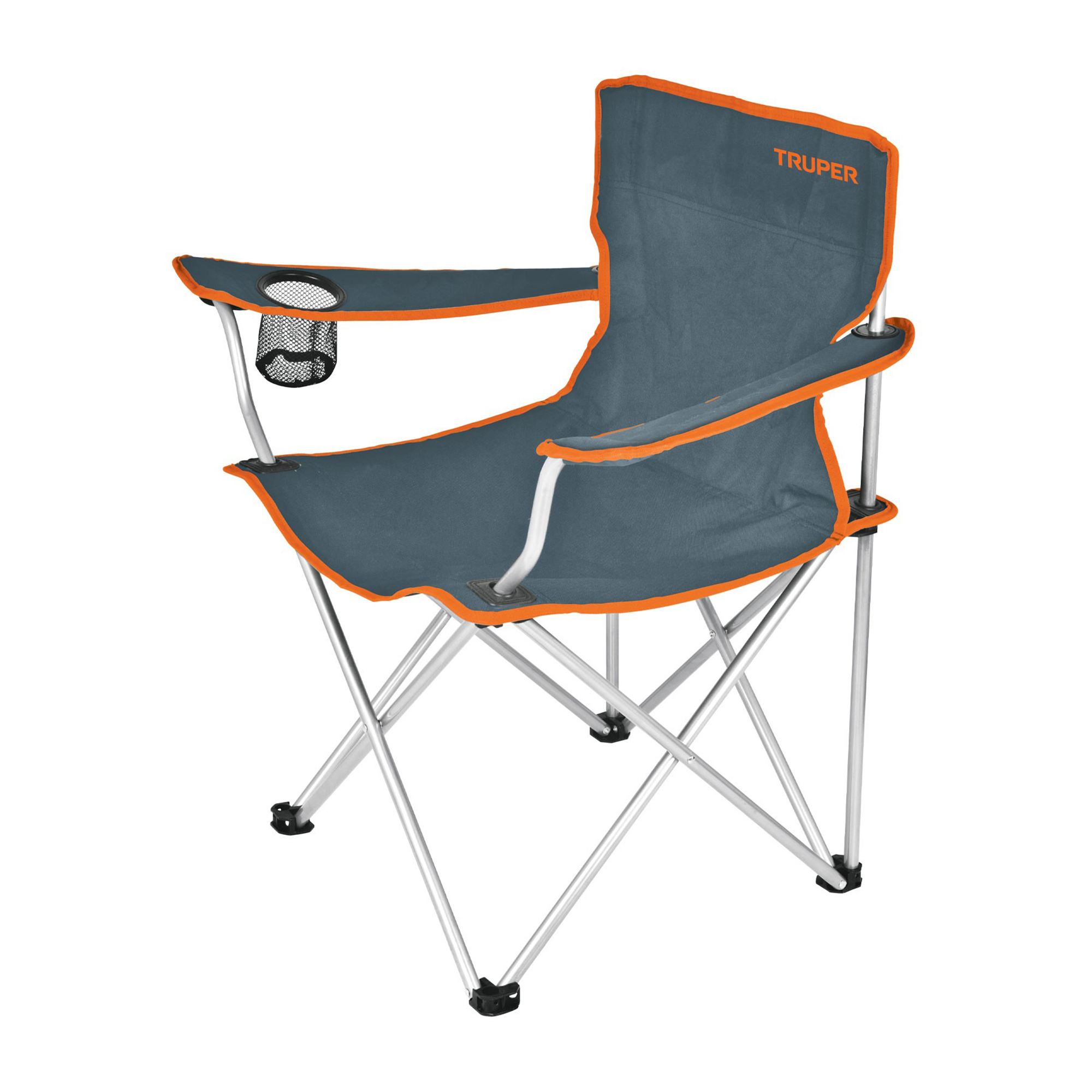 Foto 2 pulgar | Silla Plegable Truper Gris para Exterior