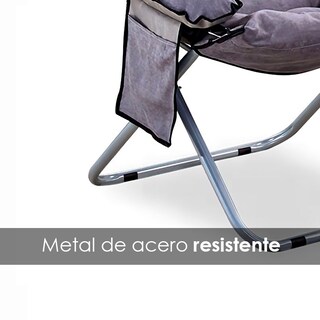 Foto 3 | Silla Plegable Ilios Innova Acolchonada Color Rojo