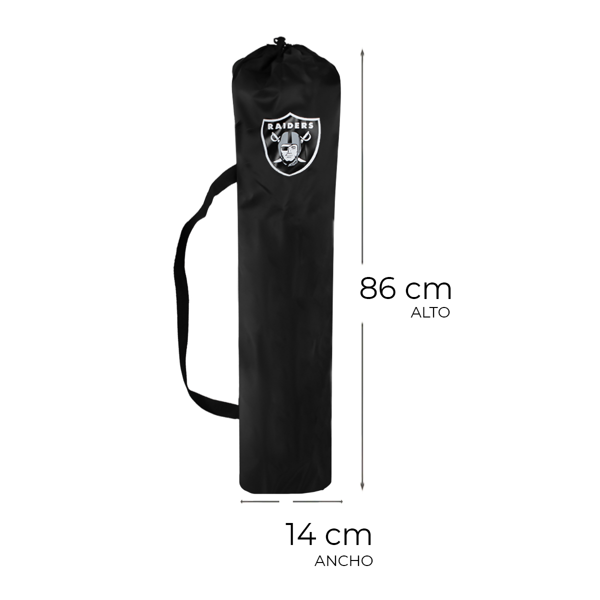 Foto 8 pulgar | Juego De 2 Sillas Plegables Nfl  Las Vegas Raiders 100% Original