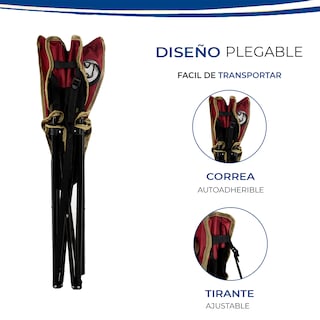 Foto 8 | Juego De 2 Sillas Plegables Nfl San Francisco 49s 100% Original