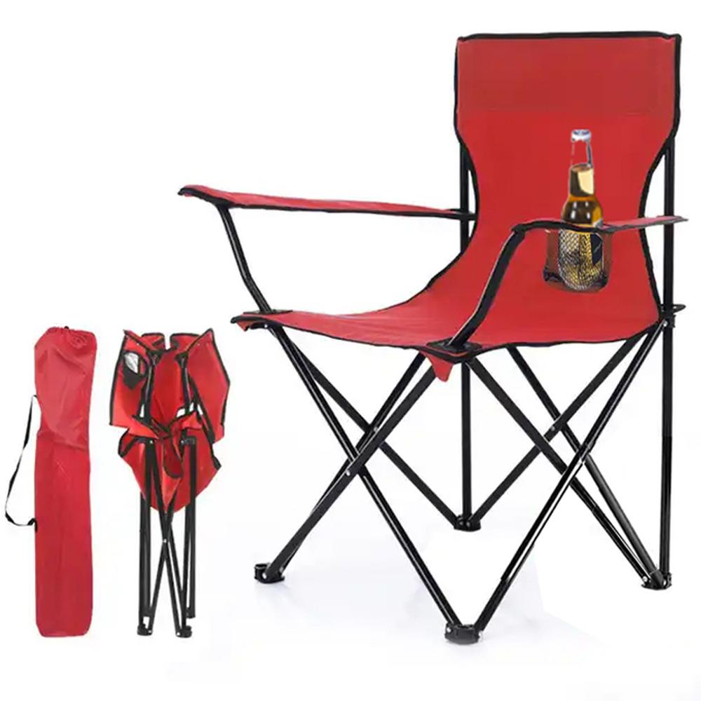 Silla Plegable CJR Roja con Funda