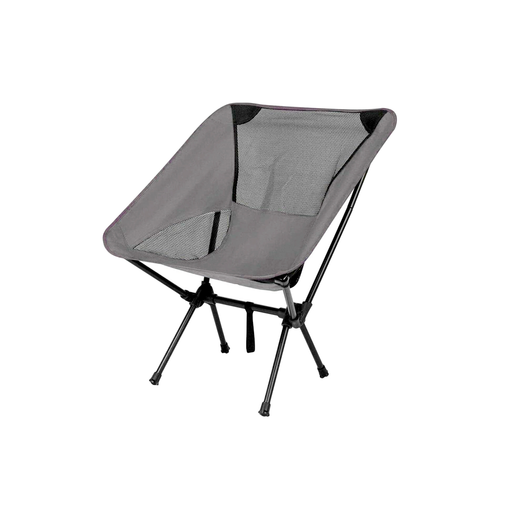 Silla Plegable Portátil Impermeable con Funda Gris