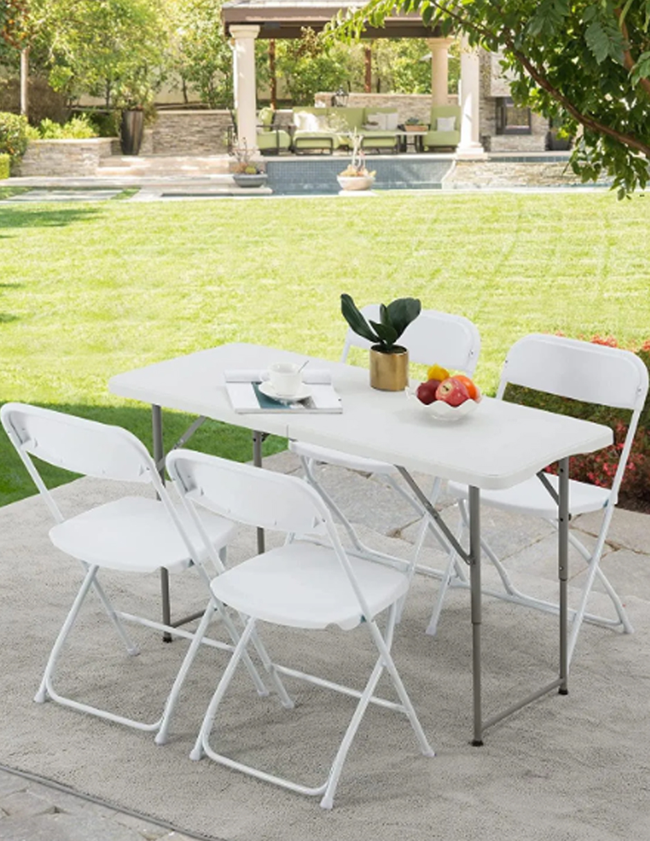 Foto 8 | Silla Plegable Reforzada Roosevelt Outdoors O39 Blanca