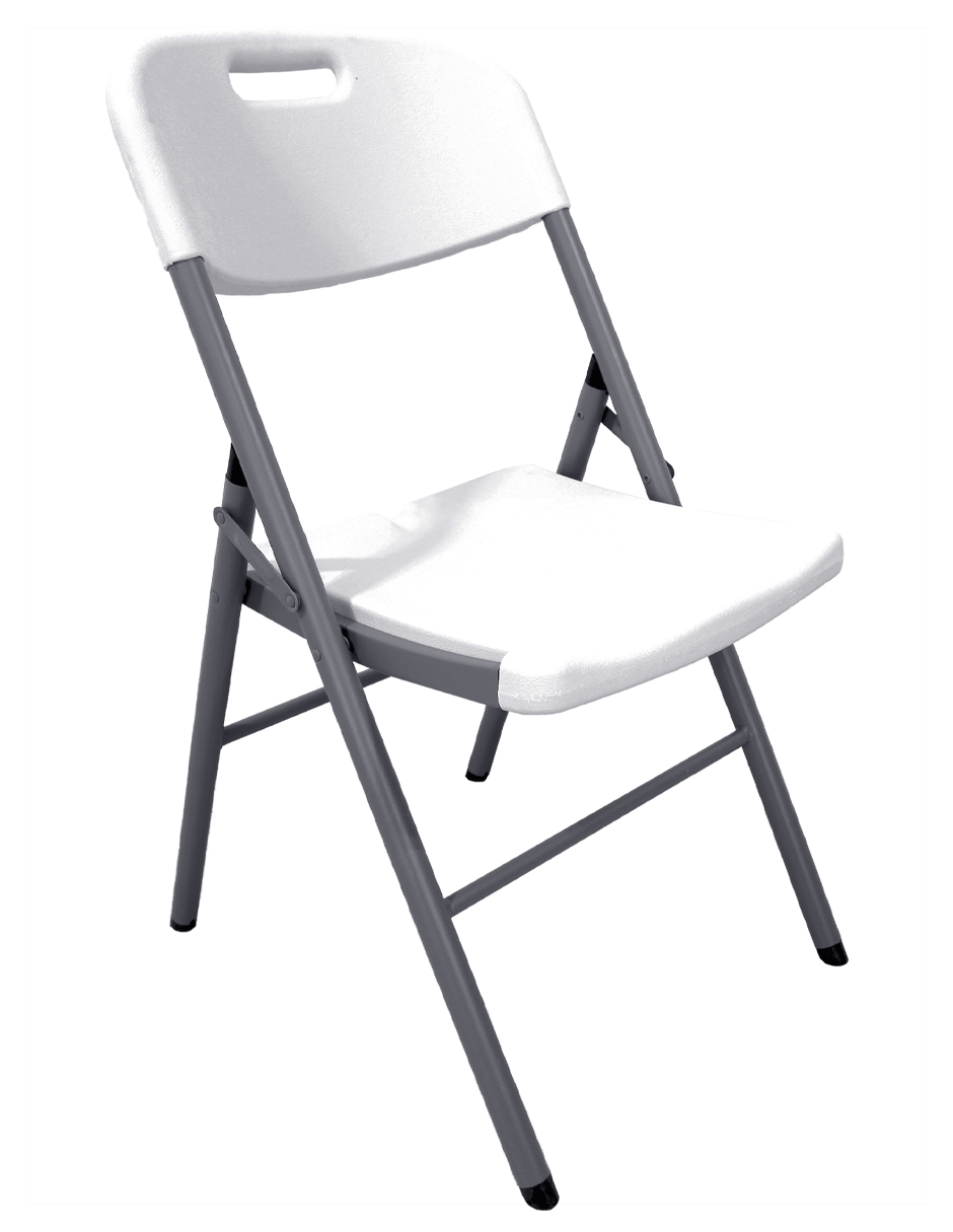 Foto 2 | Silla Plegable De Plástico Roosevelt Outdoors O55 Blanca