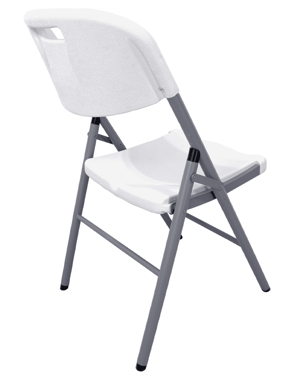 Foto 4 pulgar | Silla Plegable De Plástico Roosevelt Outdoors O55 Blanca