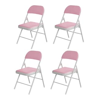 Foto 1 | 4 Sillas Plegables Rosa Ilios Innova