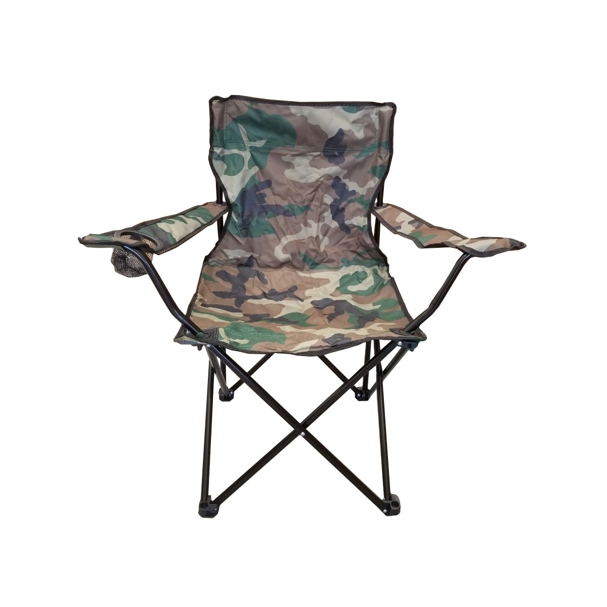 Silla Plegable Impermeable Con Funda Y Portavasos Ilios Innova (militar)