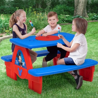 Foto 2 | Mesa De Pícnic Con Actividades Delta Children Disney Mickey Mouse - Venta Internacional.